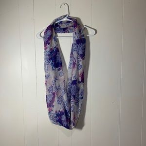 Blue and Purple Infinity Scarf